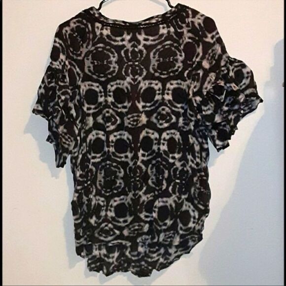 NWT da nang black silk blouse xs - Picture 8 of 13